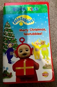 Teletubbies Merry Christmas VHS 1999 2-Tape Set Red Green Kids Holiday Movie