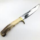 SUPER RARE Vintage Harold Corby Custom Fixed Blade Knife Horn/ Stag Handle