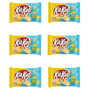 Kit Kat® Lemon Flavored Creme Wafer Easter Candy, Bar 1.5 oz 6 Bars