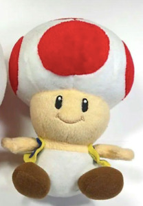 Mario Party 5 Plush Toad Kinopio Sanei 2003 NINTENDO HUDSON Super Rare Gift Used