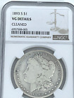 1893-S  Morgan Silver Dollar NGC ,VG Details Cleaned