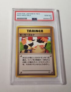 Moo-Moo Milk (Banned Artwork) PSA 10 GEM MINT Japanese Neo 1 ~ Pokémon TCG Card