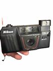 Nikon L135AF 35mm Point and Shoot Camera Film Vintage Rare Tested Works