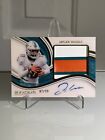 2023 Immaculate Jaylen Waddle Patch On Card Auto /99 Player/Used Worn Dolphins