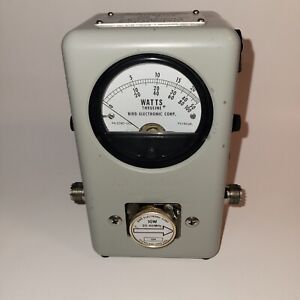 Bird Model 43 RF Directional Thruline Wattmeter with 10w Element and Slug