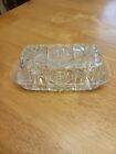 New ListingVINTAGE CUT GLASS BUTTER DISH WITH LID