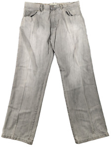 Vingtage Baggy Wide Leg Skater Grunge y2k Dodeca Jeans Men's 38x34 Gray Charcoal