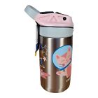 Contigo Kids 13oz Autospout Water Bottle stainless steel Space Pink Kitty Cat