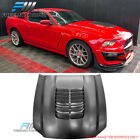 Fits 10-12 Ford Mustang GT500 & 13-14 GT GT500 V6 Front Hood Cover GT500 Style (For: 2014 Mustang)