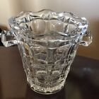 Vintage Mid-Century Modern Mini Crystal Ice Bucket