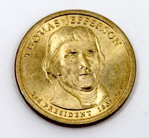 US 2007P Thomas Jefferson 1801-1809 $1 Dollar Coin