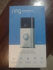 New RING VIDEO DOORBELL WIRE-FREE VIDEO SATIN NICKEL 720P HD VIDEO Sealed