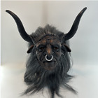 Bull Demon King Full Head Latex Mask Role Play Party Horror Halloween Props-;