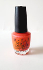 OPI Nail Polish Lacquer  ~Hot & Spicy NL H43~ Orange Shade 0.5 oz