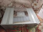 COLLECTABLE ANTIQUE ART DECO COATED AND POLISHED MIRROWED CIGAR BOX