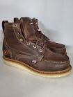 Hawx USA SOFT TOE  Brown Leather Lace Up Ankle Work Boots Size 11 2E