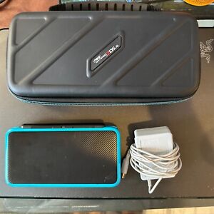 Nintendo 2DS XL Console - Black/Turquoise With Charger And Case