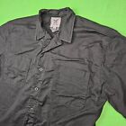 Vertx Men Shirt Medium Black Snap Button Short Sleeve Tactical Cotton Stretch