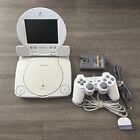 PlayStation PS One Slim Console SCPH-101 With LCD Screen SCPH-131 Bundle TESTED
