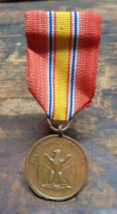 Vietnam War vintage US Army National Defense uniform medal Theater made