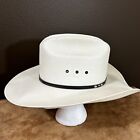 RESISTOL Straw 8X Shantung Panama Cowboy Hat 7-1/8 George Strait 2379
