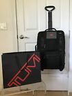 TUMI ALPHA BRAVO 22420DH $600 MSRP BLACK EXPANDABLE 2 WHEEL CARRY ON LUGGAGE