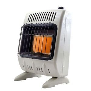 Mr. Heater Vent Free Radiant Natural Gas Heater 10,000 BTU, White - F299811