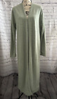 Free People Beach Green Long Maxi Duster Cardigan Sweater Size Small *flaw*