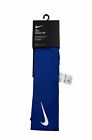 NWT Nike DRI-FIT Headband Dry Head Tie Unisex One Size Blue White
