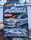 Hot Wheels Nissan Skyline GT-R R34 Fast Furious 2 Fast 2 Furious Real Riders