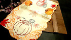New ListingGorgeous EMBROIDERED FALL PUMPKIN,  SUNFLOWER , LEAF TABLE RUNNER 12