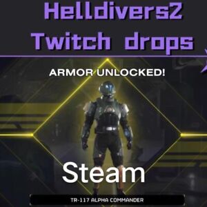 HELLDIVERS 2 TR-117 Alpha Commander Twitch Drops on SteamPC - Region Free