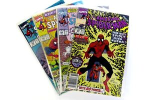 Marvel THE AMAZING SPIDER-MAN (1990-91) #341-44 VF TO NM Ships FREE!