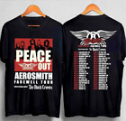 Aerosmith 2023-2024 Peace Out Farewell Tour T-Shirt Music Shirt Gift Fans S-3XL