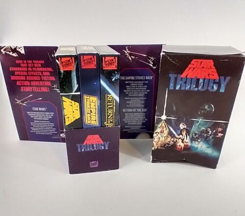 Star Wars Trilogy Collectors Edition VHS Deluxe Box Set 1992 Fox Video