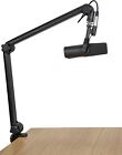Gator Frameworks Deluxe Desk-Mounted Broadcast Microphone Boom Stand