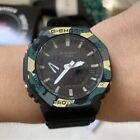Men's Casio G-Shock Analog-Digital Octagon Camo Bezel Watch GA2100SU-1A