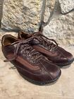 Born Shoes Brown Leather Lace-Up Size 8