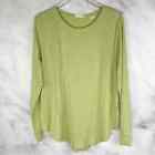 NWT Tasc Longline Long Sleeved Relaxed Tee Top Outdoor Gorpcore Green Plus XL