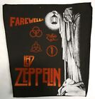 LED ZEPPELIN Back Patch - 30+ Years Old - Farewell - VINTAGE - New - The Hermit