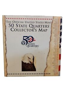 Official United States Mint 50 State Quarters Collector's Map