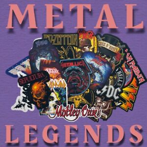 Classic Metal Rock Band Ultimate Sticker Pack Vinyl