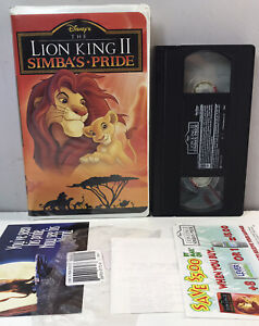 New ListingDisney Lion King II Simba’s Pride VHS Video Tape BUY 2 GET 1 FREE! Sequel Rare