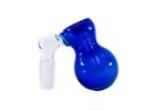 14mm Glass Ash Catcher BLUE Fumed 45 Degree Water Pipe