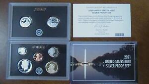 2021 United States Mint Silver Proof Set OGP Complete See Pics Fast Shipping