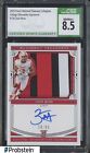 2020 National Treasures Zack Moss RPA RC Rookie 3-Color Patch AUTO /99 CSG 8.5