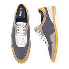 Zilli Luxury Mixed Media Leather Suede and Textile Sneakers 8 (Eu 41) Shoes