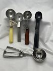 Vtg  Ice Cream Scoops Lot of 5 Shore Craft, Stainless