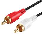 - 2 RCA to 2 RCA Cables 25ft, Male to Male RCA Cable Stereo Audio Speaker Cab...