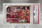 2023 Topps Series One  Los Angeles Angels Team Gold Ohtani Trout Ward PSA 9 #SP